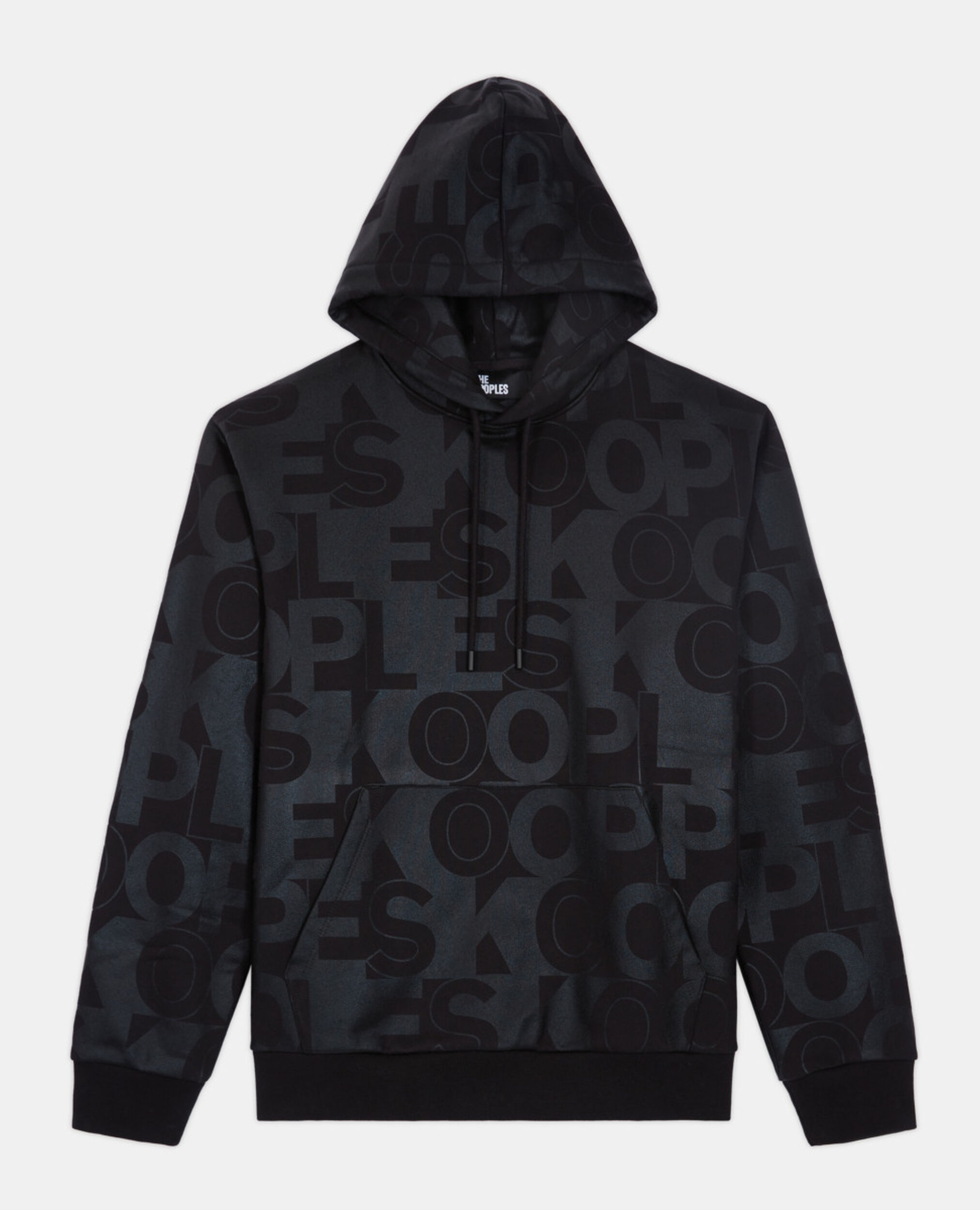 The Kooples logo sweatshirt, BLACK, hi-res image number null