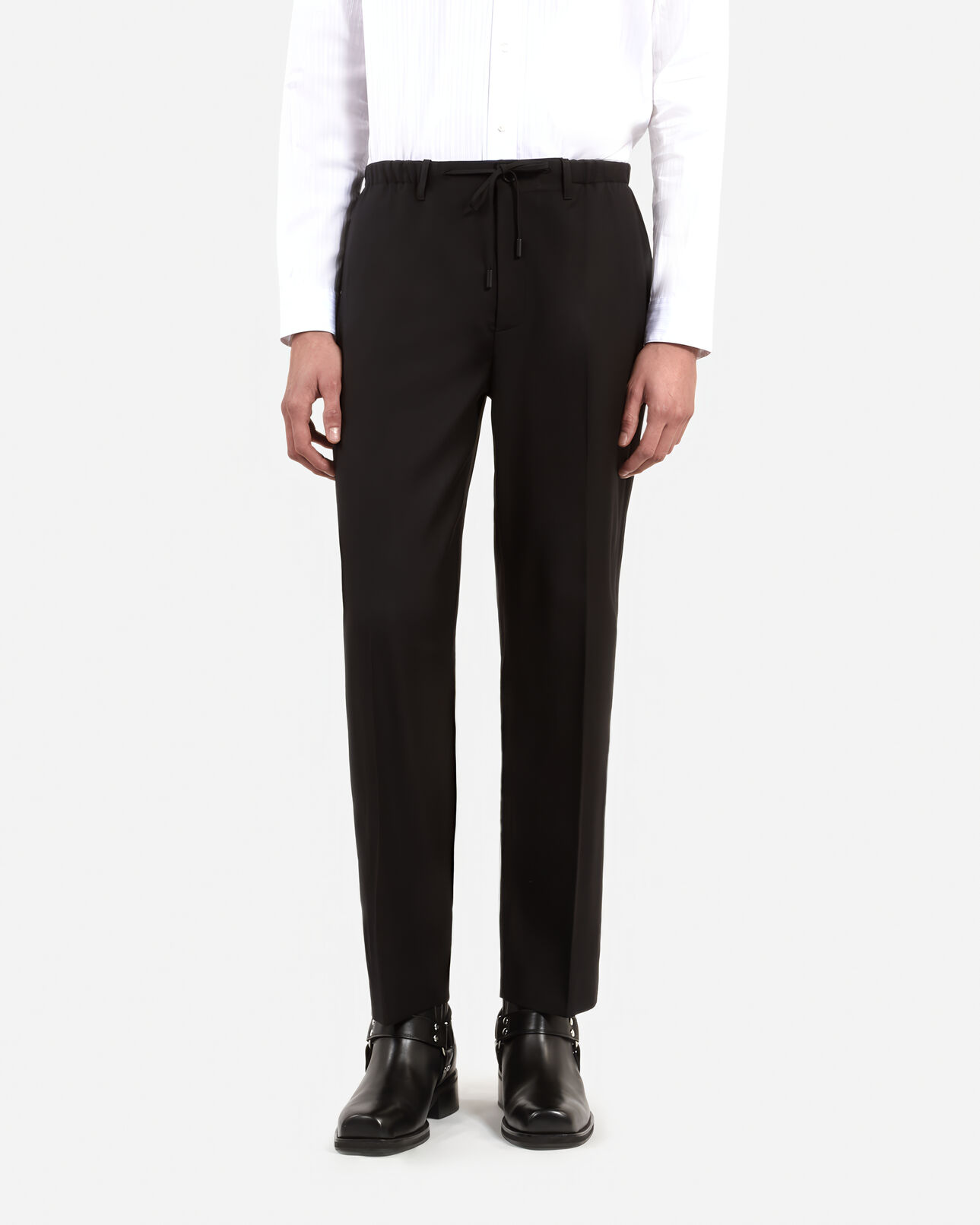 The Kooples MEN BLACK black straight-leg pants