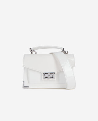 The Kooples WOMEN WHITE emily new nano bag in white leather