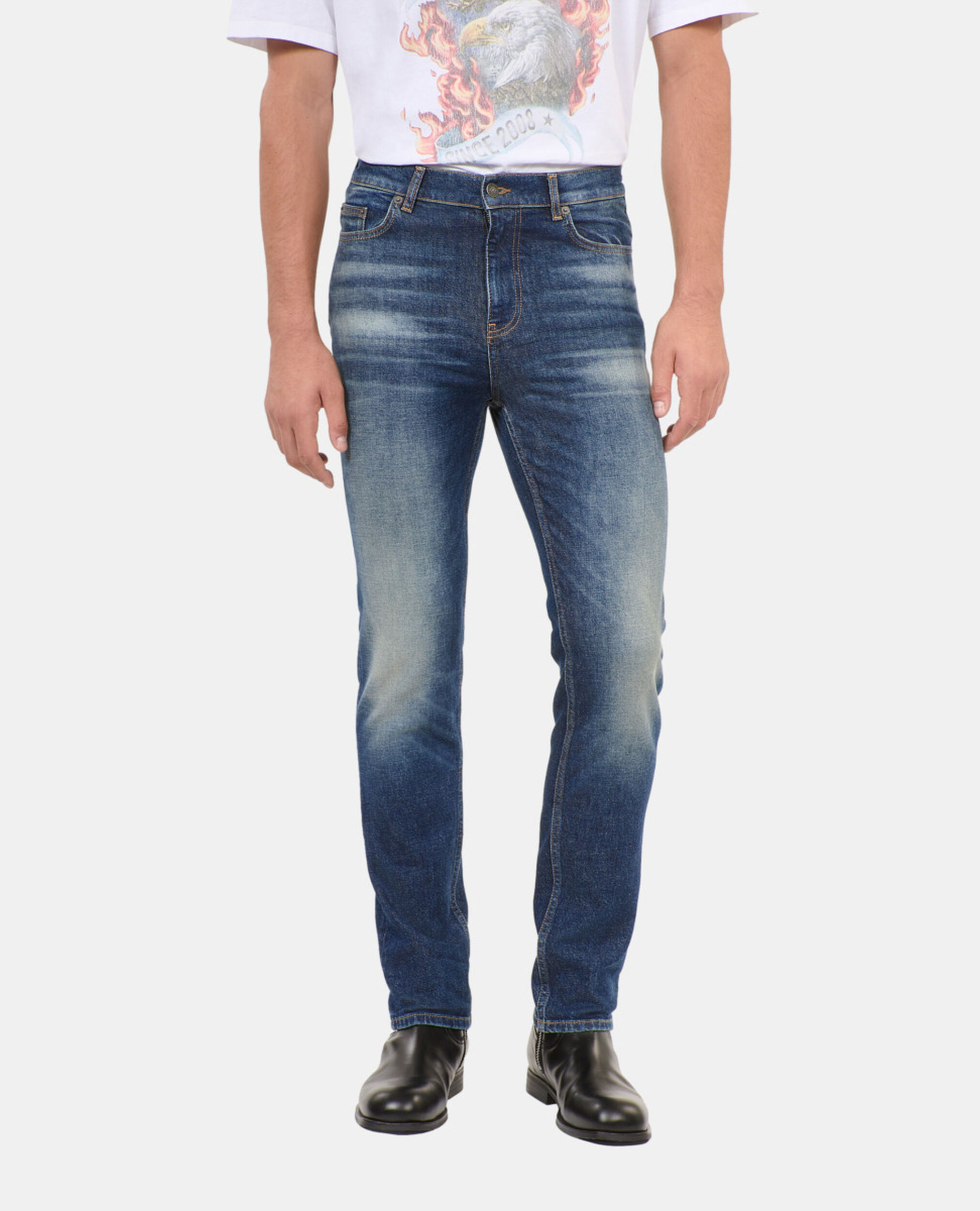 Blue slim jeans, BLUE ELECTRIC, hi-res image number null