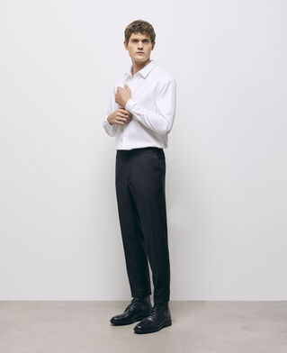 The Kooples H BLACK black wool pants