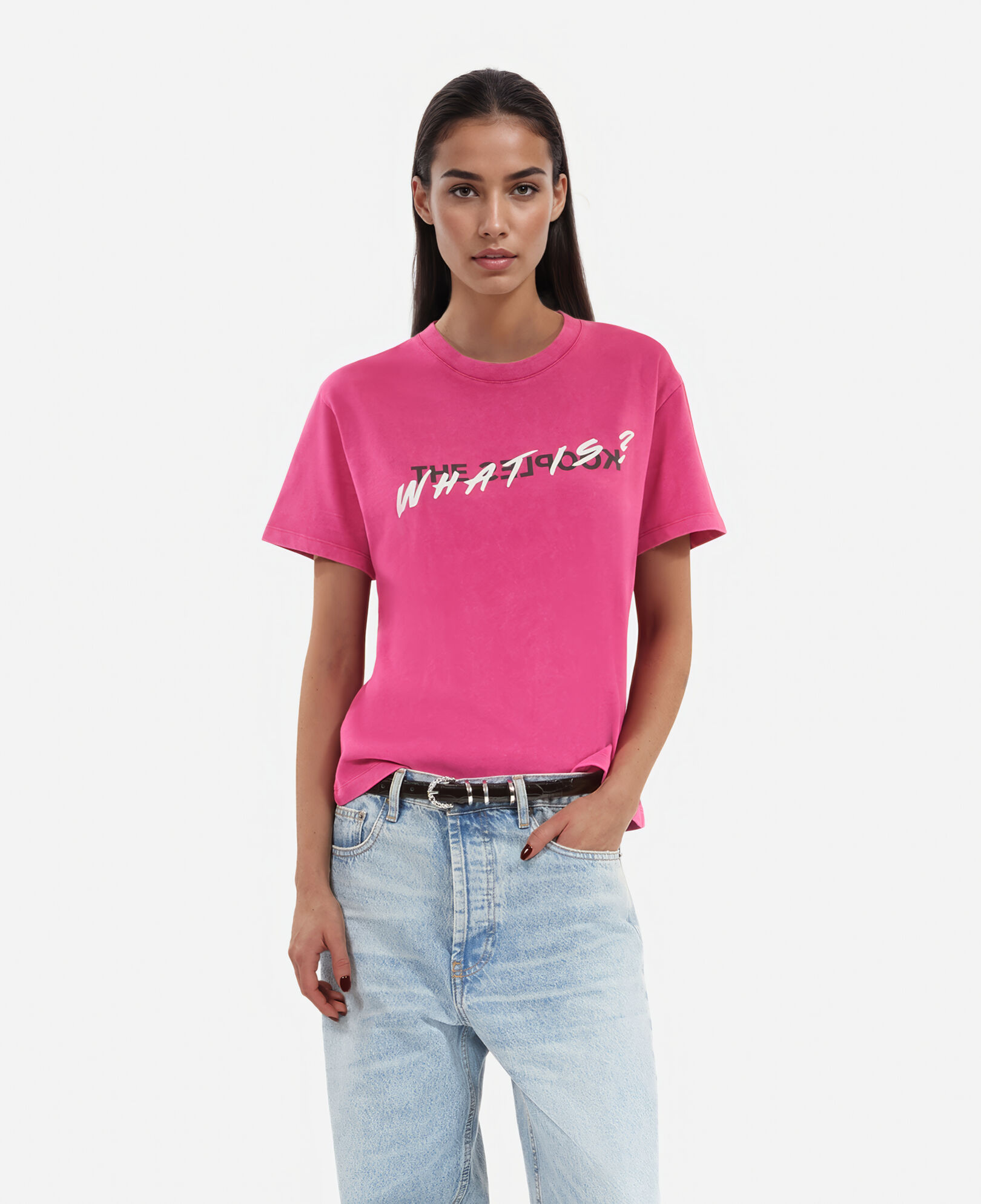The Kooples WOMEN FUSHIA pink what is t-shirt