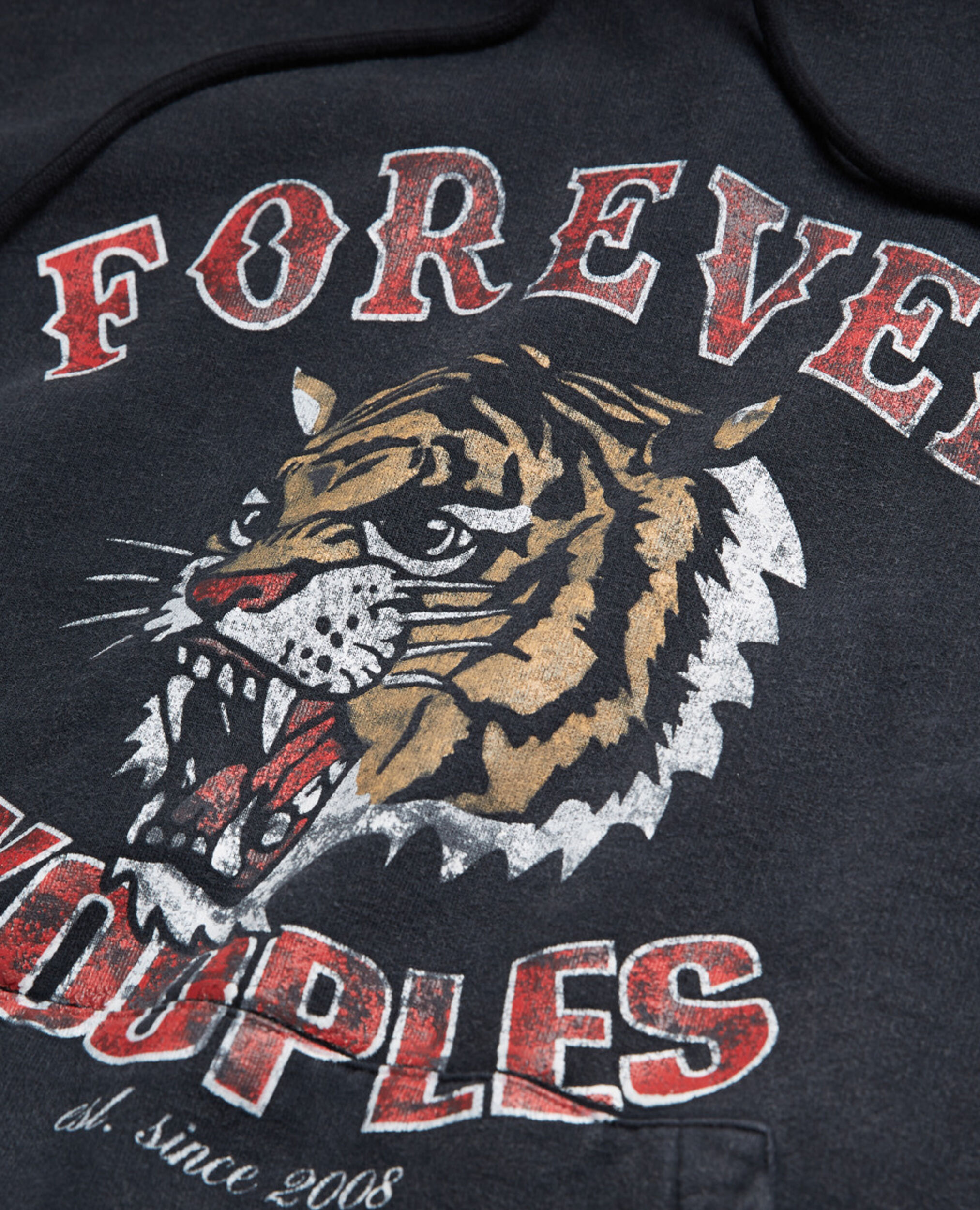 Black sweatshirt, BLACK WASHED, hi-res image number null