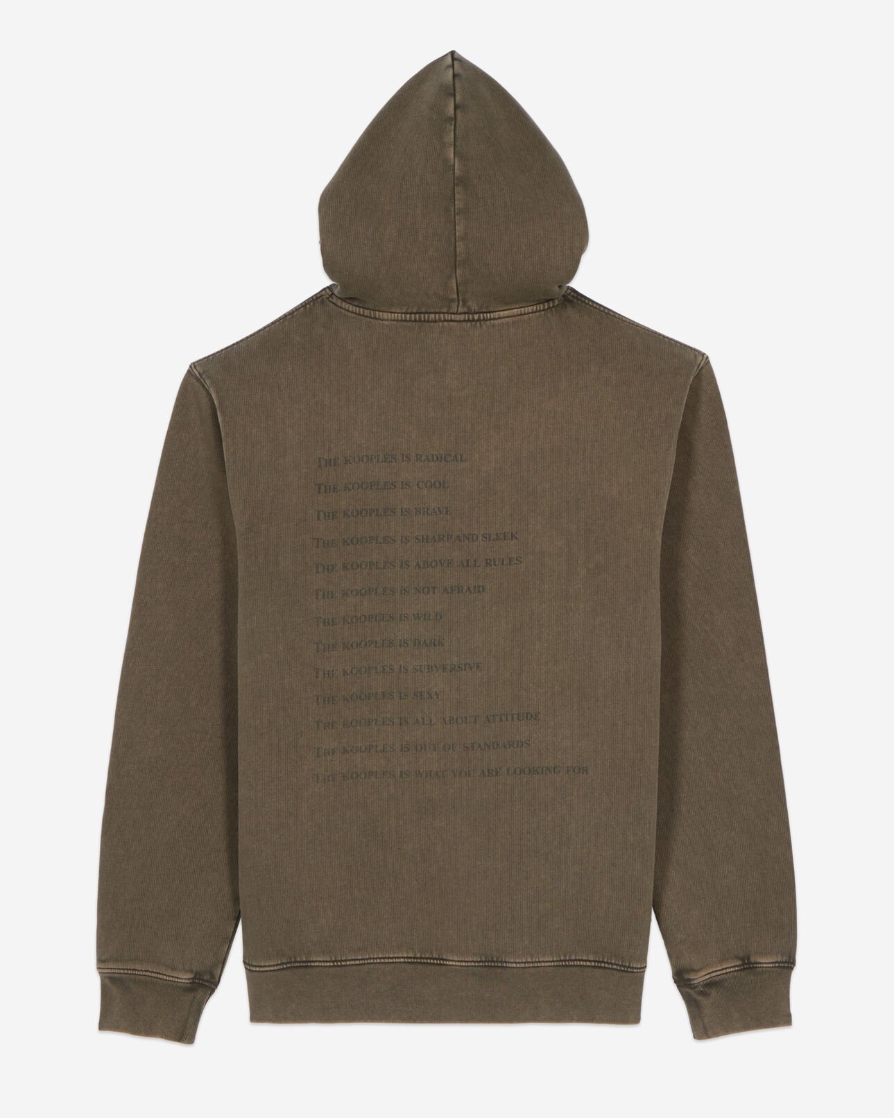 The Kooples H KAKI khaki what is hoodie