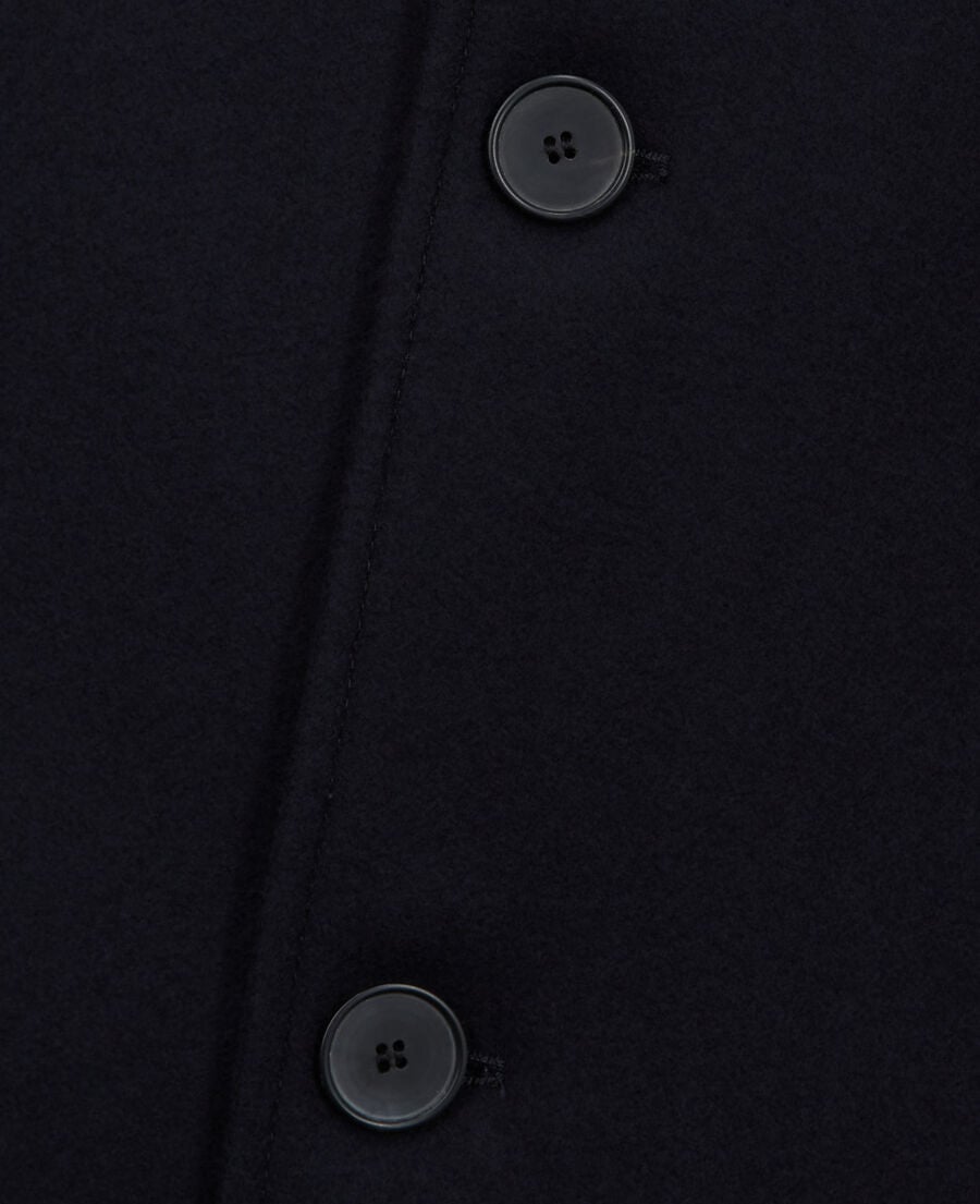 The Kooples HOMBRE BLACK abrigo largo lana negro