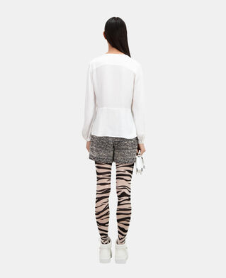The Kooples F ECRU ecru top with pleating