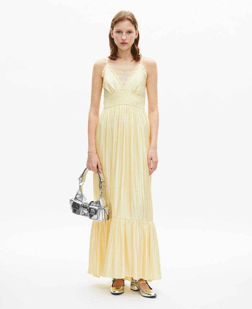 The Kooples FEMME YELLOW robe longue jaune