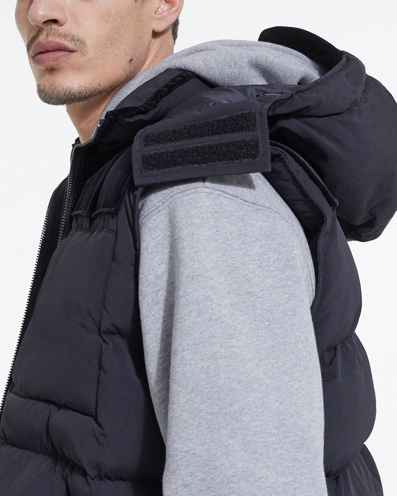 The Kooples HOMME BLACK doudoune sans manches noire