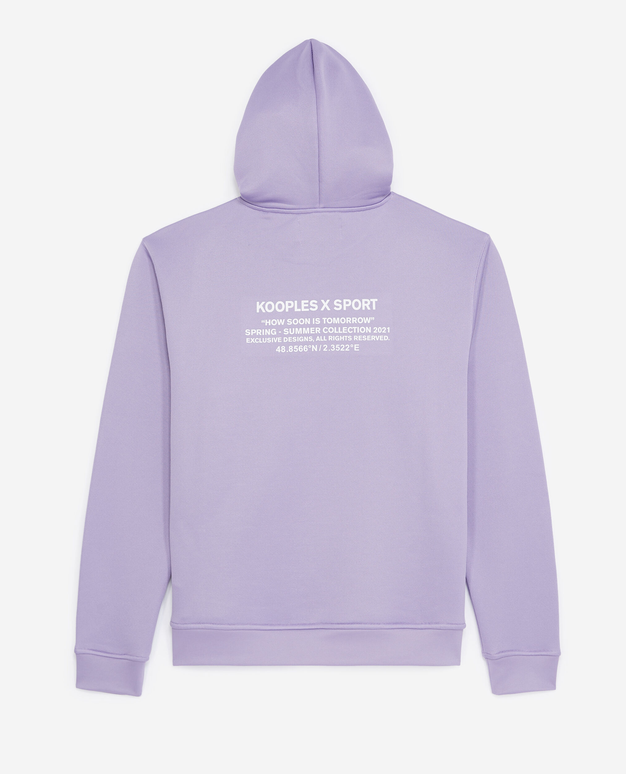 Kapuzensweatshirt violett Print , PURPLE, hi-res image number null