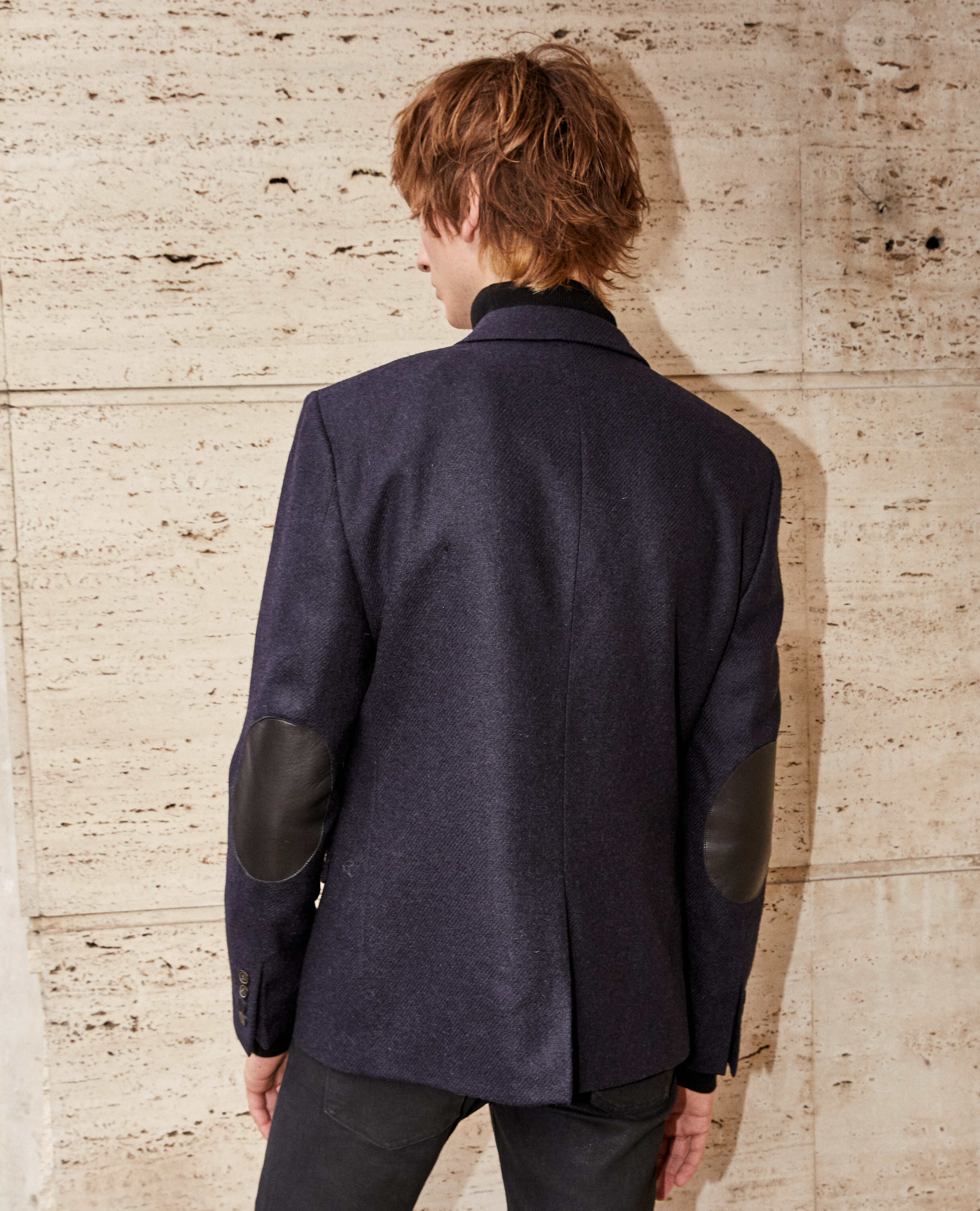 Mens blazer top with elbow patches