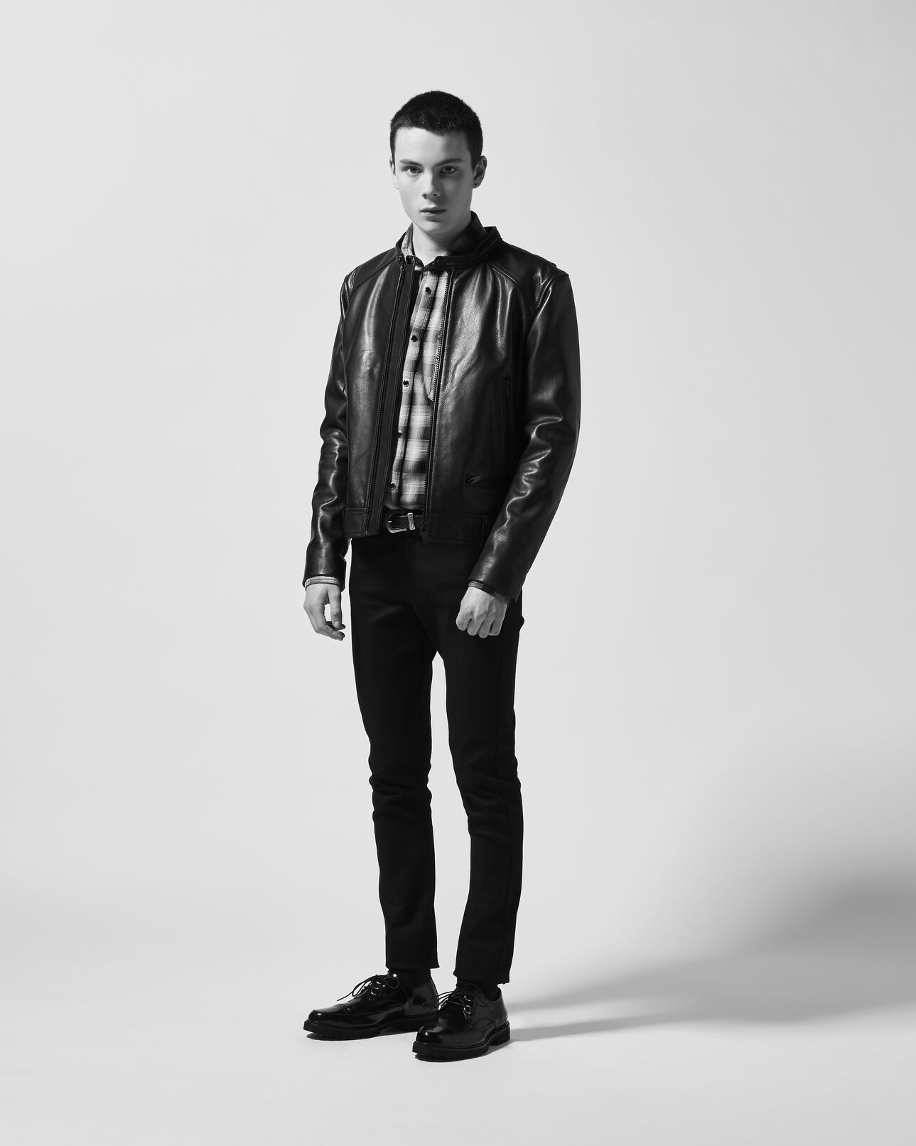 The Kooples MEN BLACK leather jacket