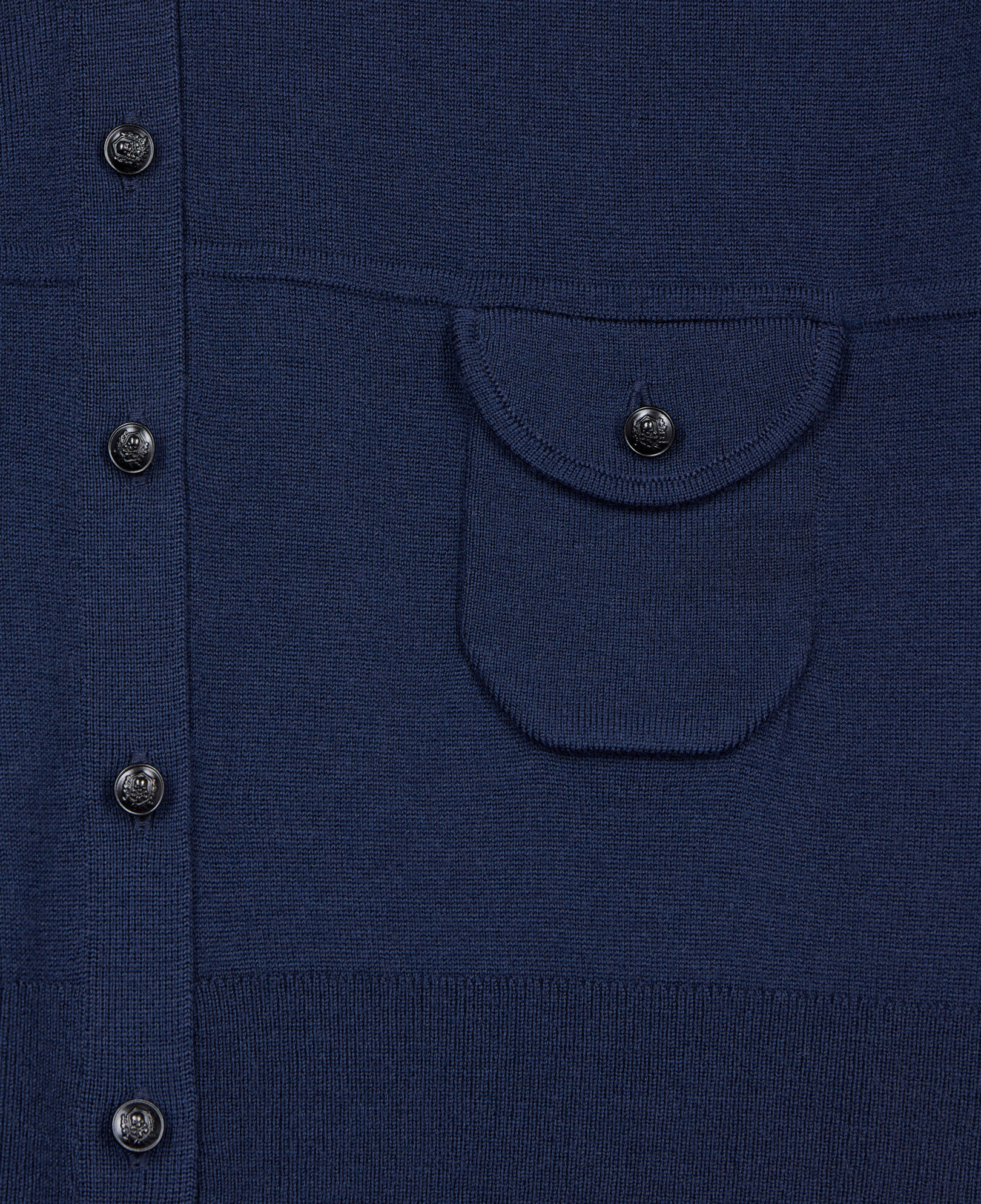 The Kooples MUJER NAVY cárdigan azul marino lana