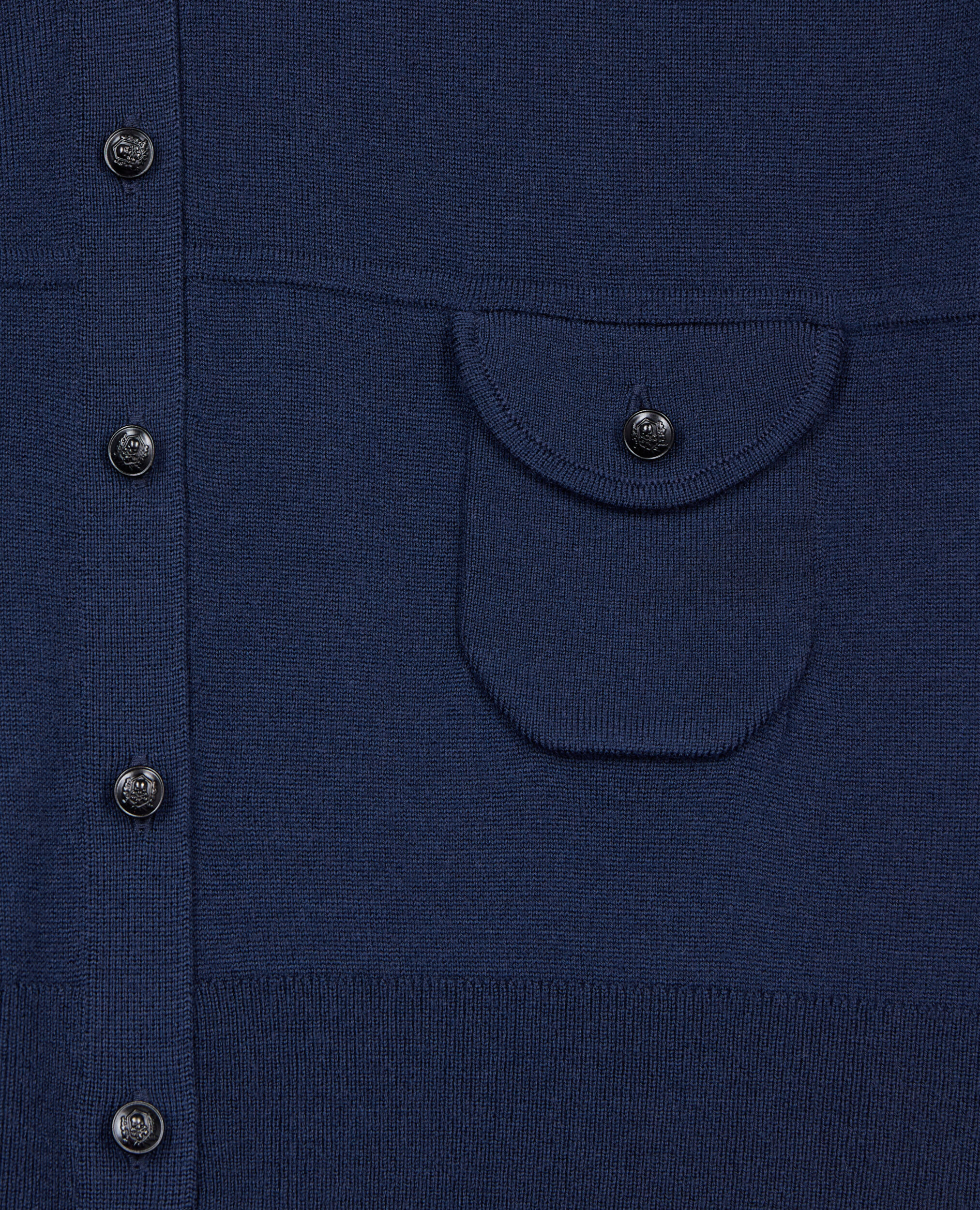 Cárdigan azul marino lana, NAVY, hi-res image number null
