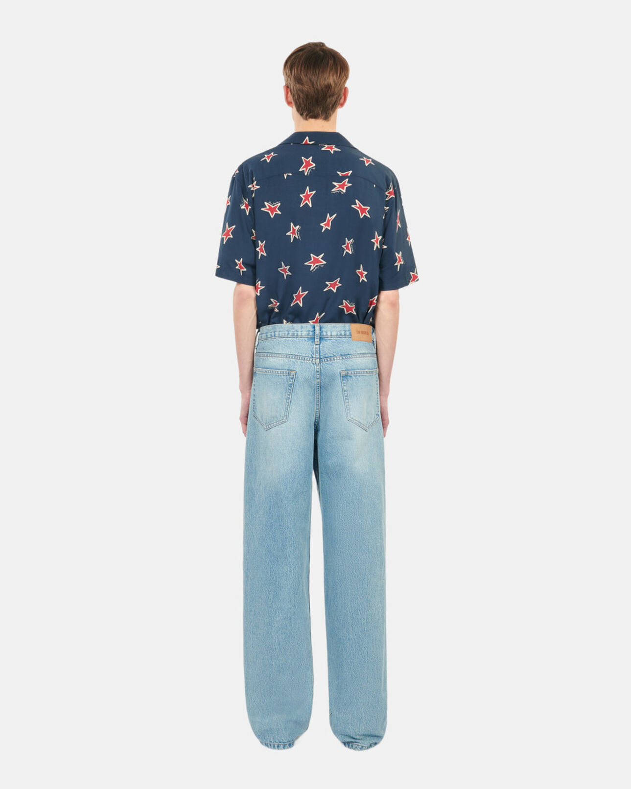 The Kooples MEN BLUE/GREEN straight blue jeans