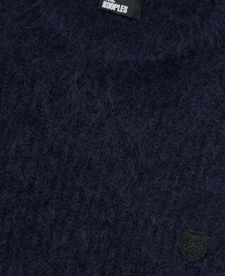 The Kooples HOMBRE NAVY jersey mohair lana azul marino