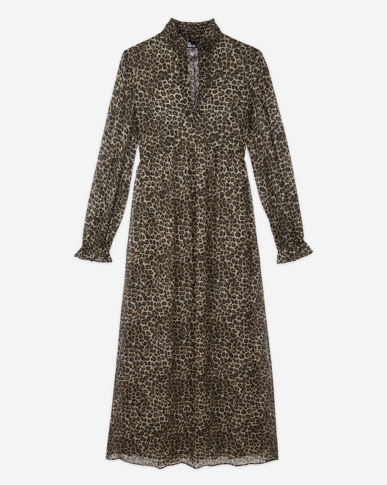 The Kooples WOMEN LEOPARD long leopard print dress
