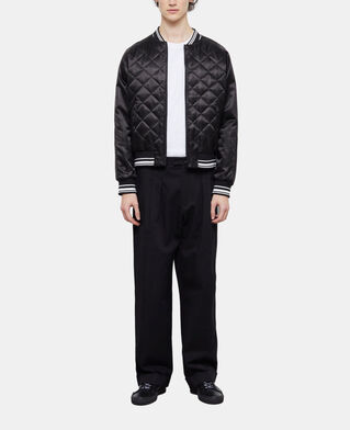 The Kooples HOMME BLACK blouson brodé noir