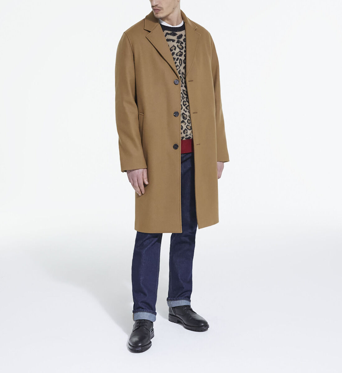 Camel wool coat The Kooples