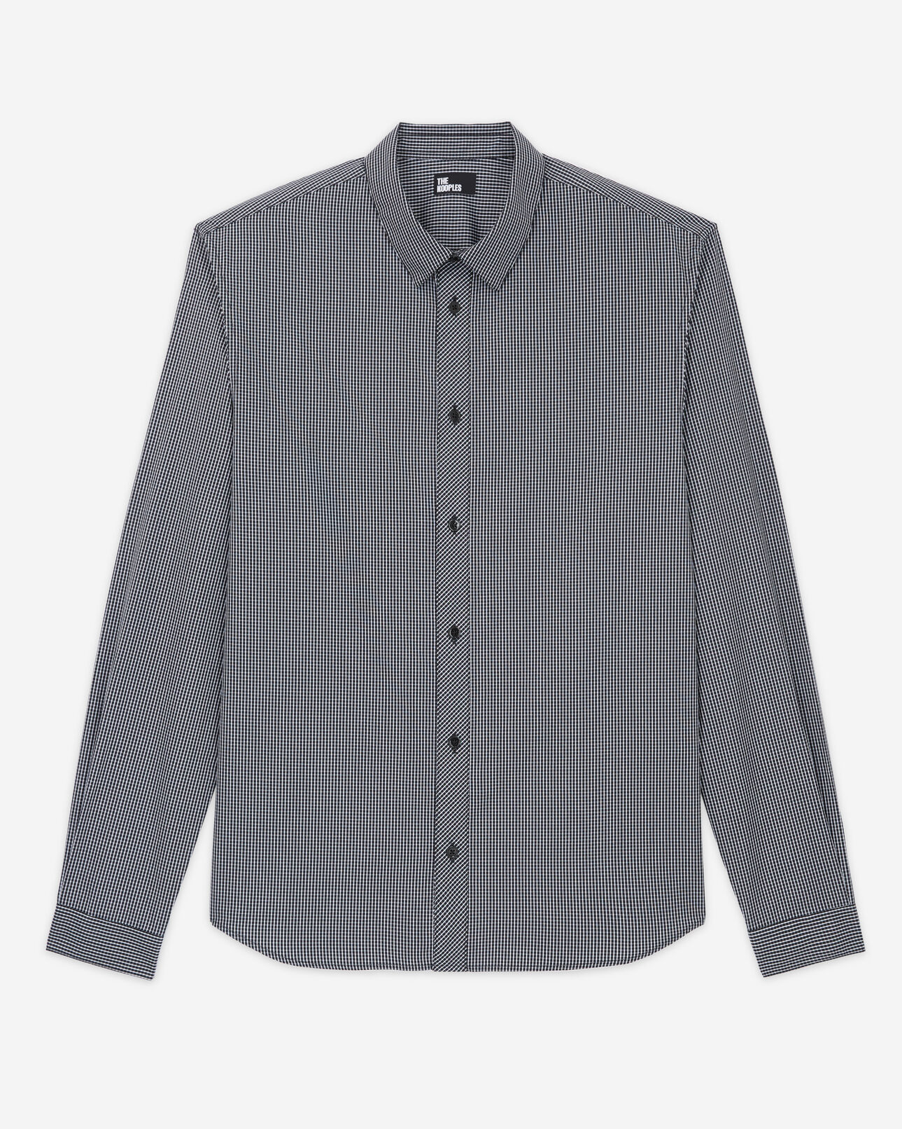The Kooples MEN BLACK WHITE check shirt