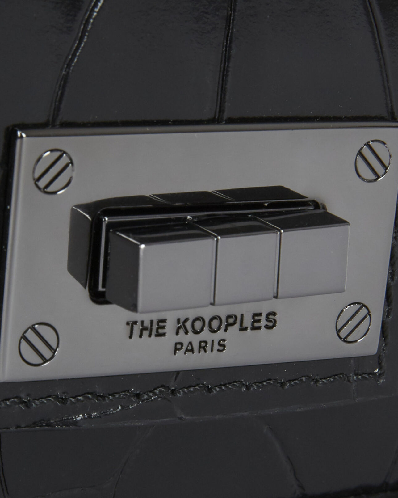 The Kooples FEMME BLACK sac emily nano en cuir noir