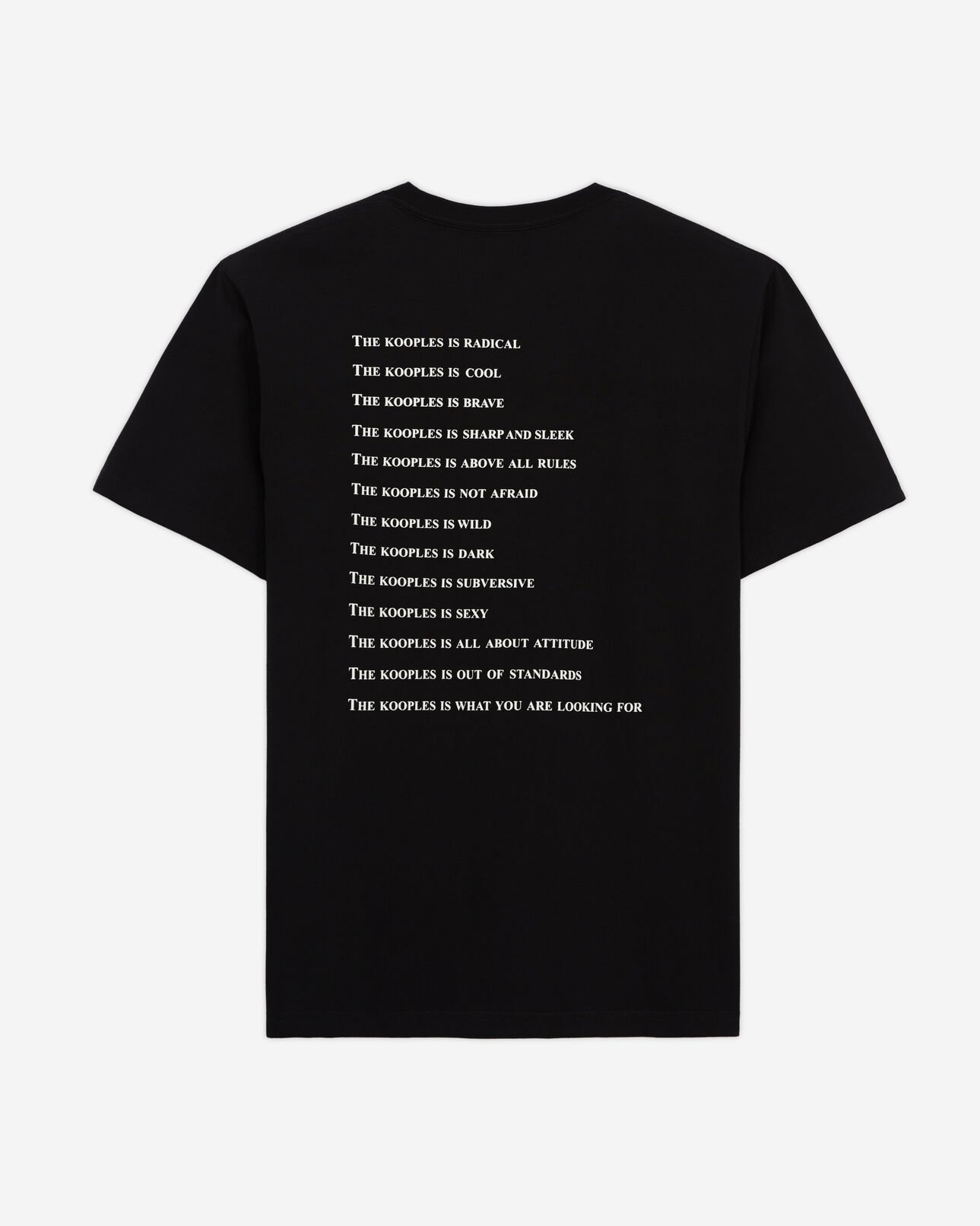 The Kooples HOMME BLACK t-shirt what is noir