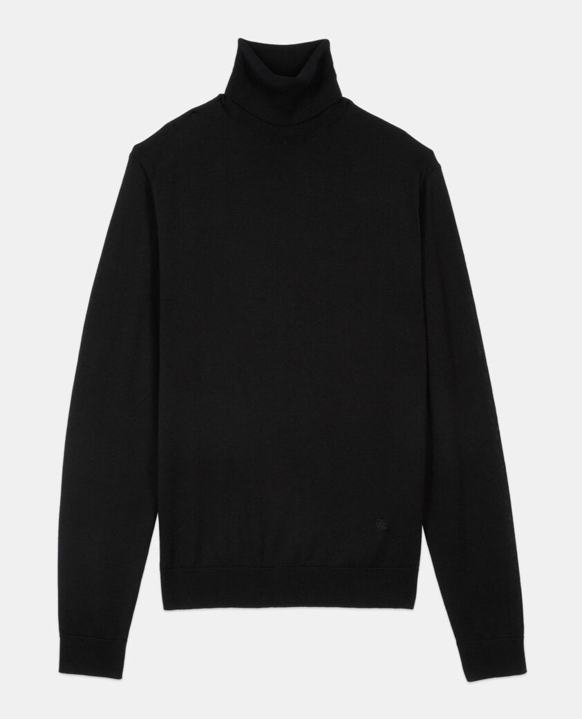 The Kooples MEN BLACK black wool sweater
