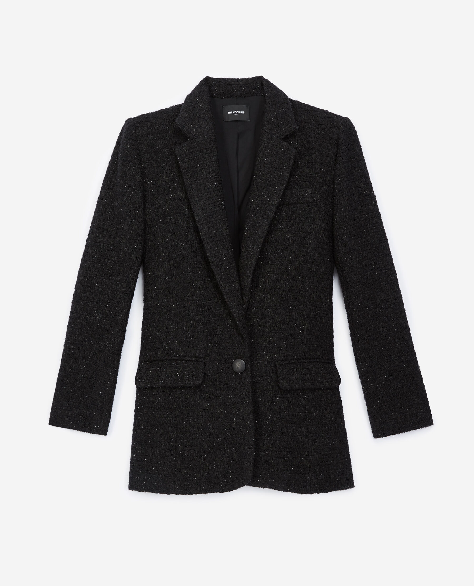 Blazer tweed noir deals