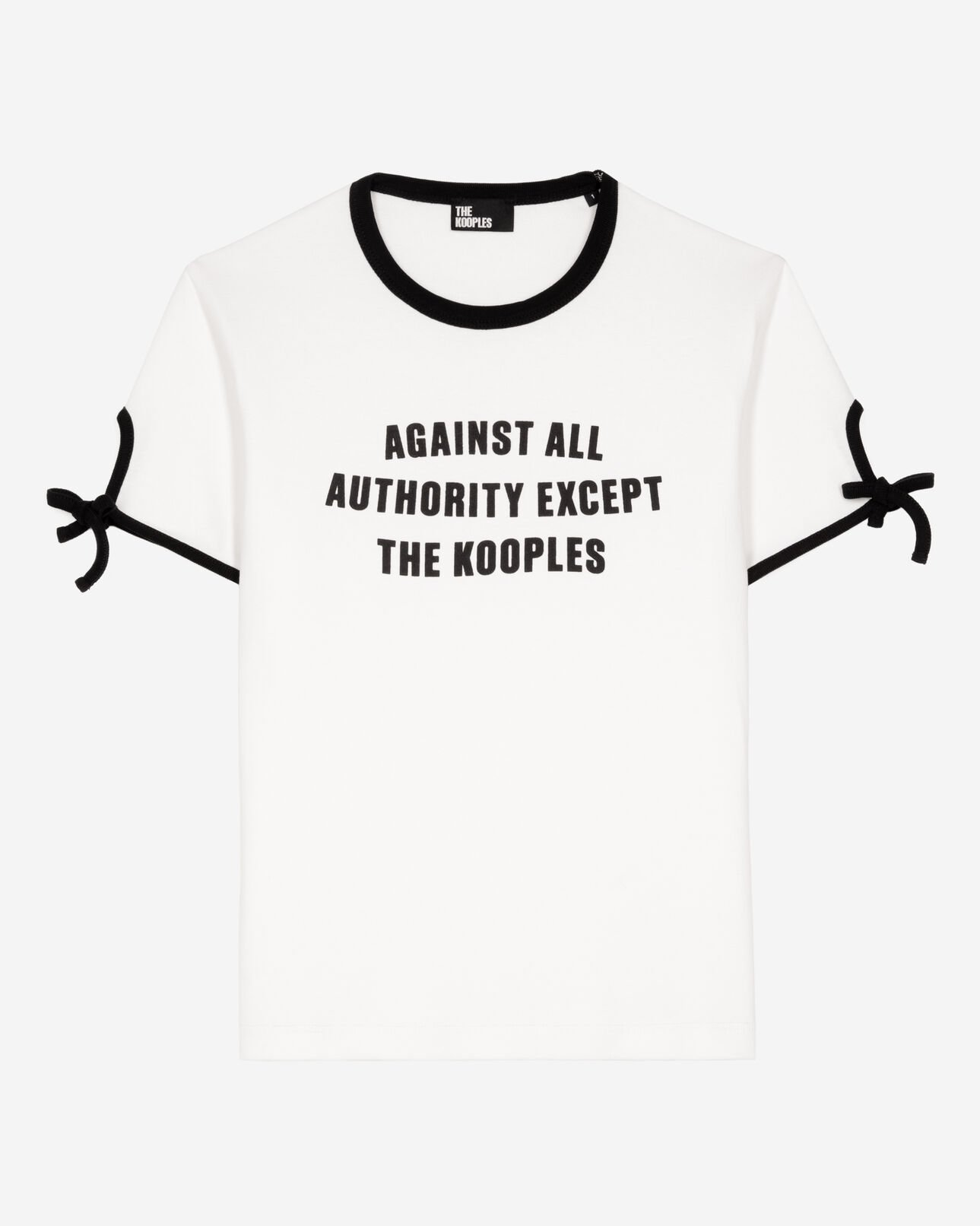 The Kooples FEMME WHITE t-shirt avec sérigraphie blanc
