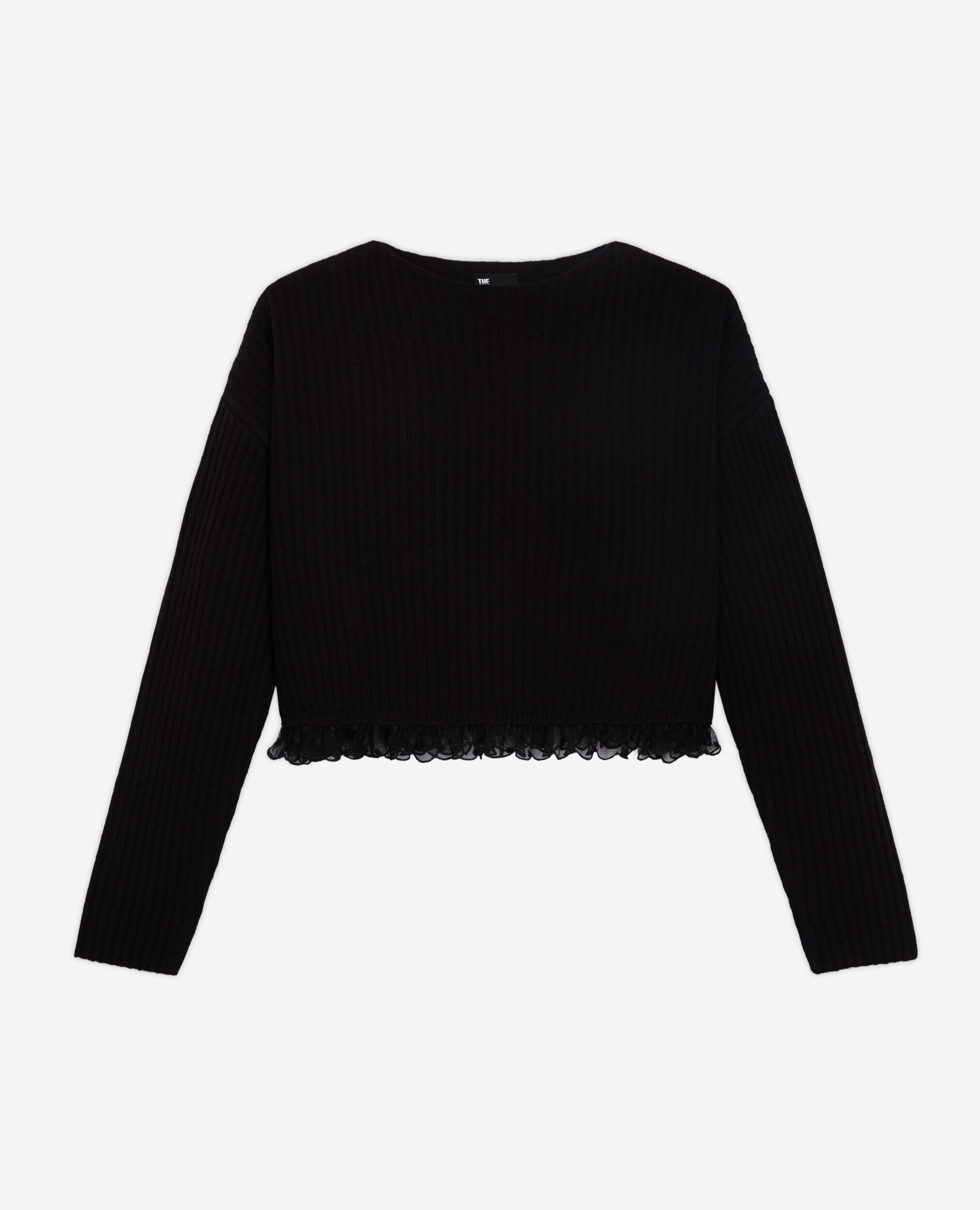 Jersey corto lana negro, BLACK, hi-res image number null