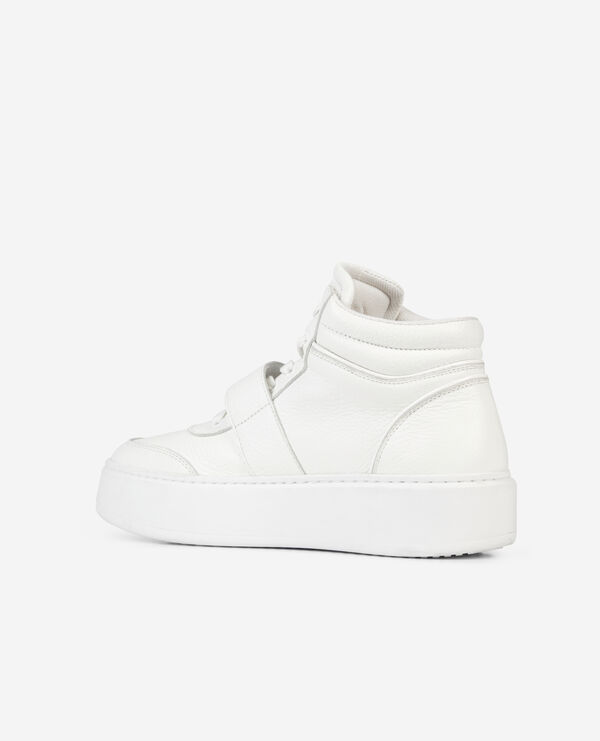 The Kooples MUJER WHITE zapatillas altas piel blancas