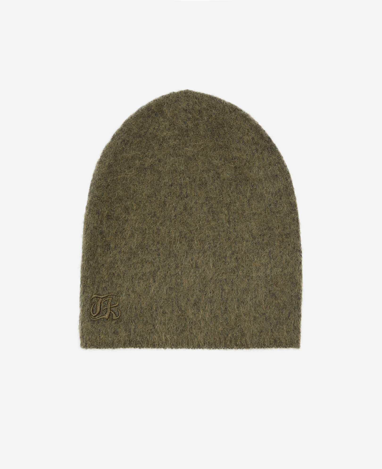 The Kooples MIXTE OLIVE NIGHT bonnet en mohair kaki