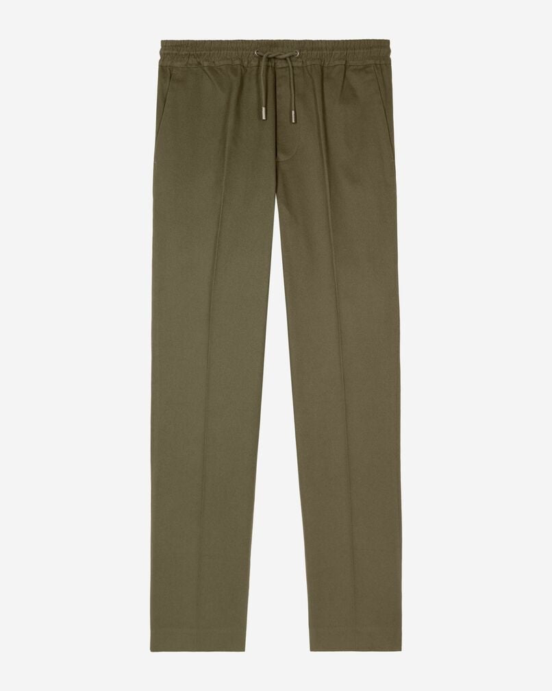 The Kooples MEN KAKI straight-leg khaki pants