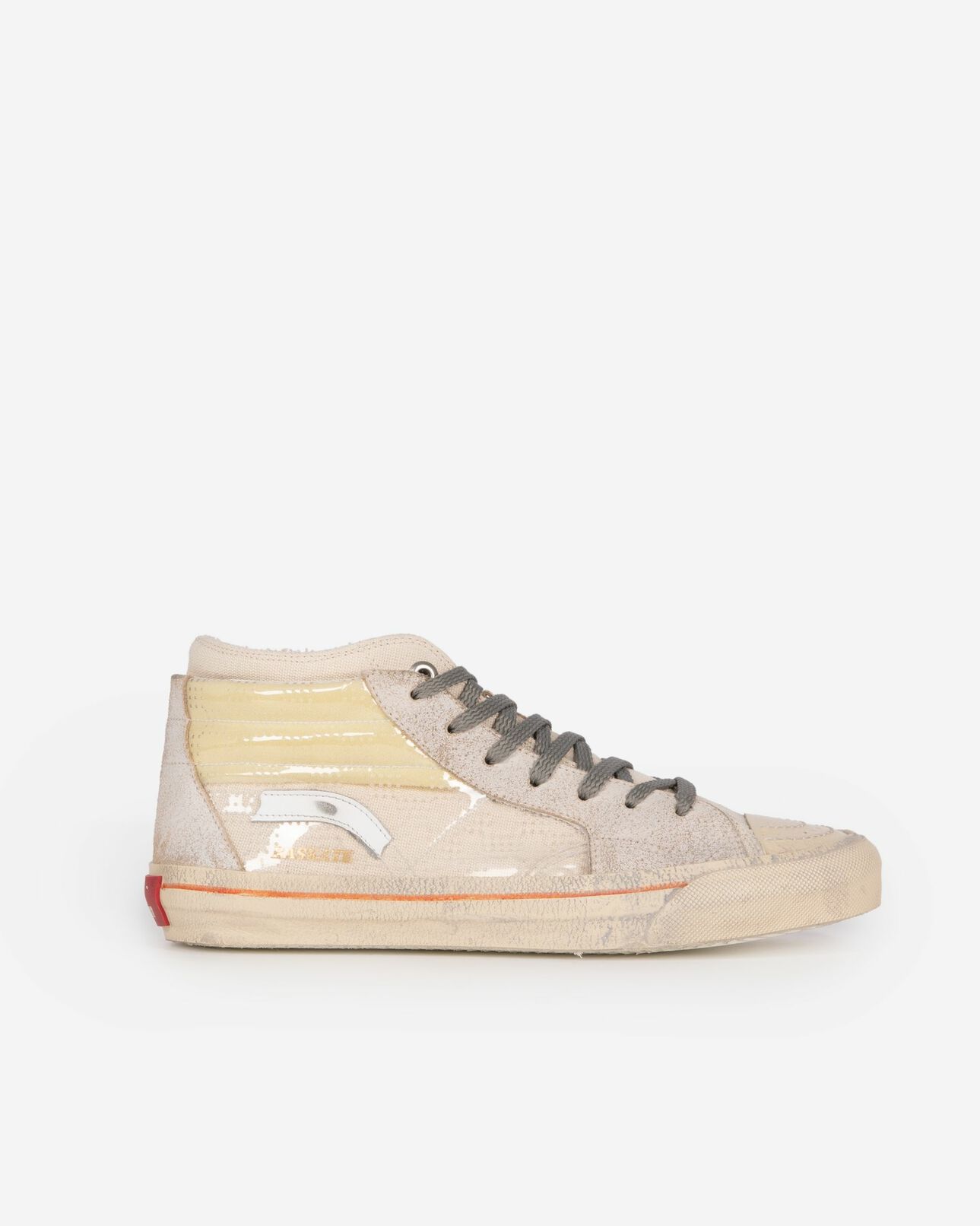 The Kooples DAMEN ECRU die ecrufarbenen high-top-sneaker von kooples x hidn-ander