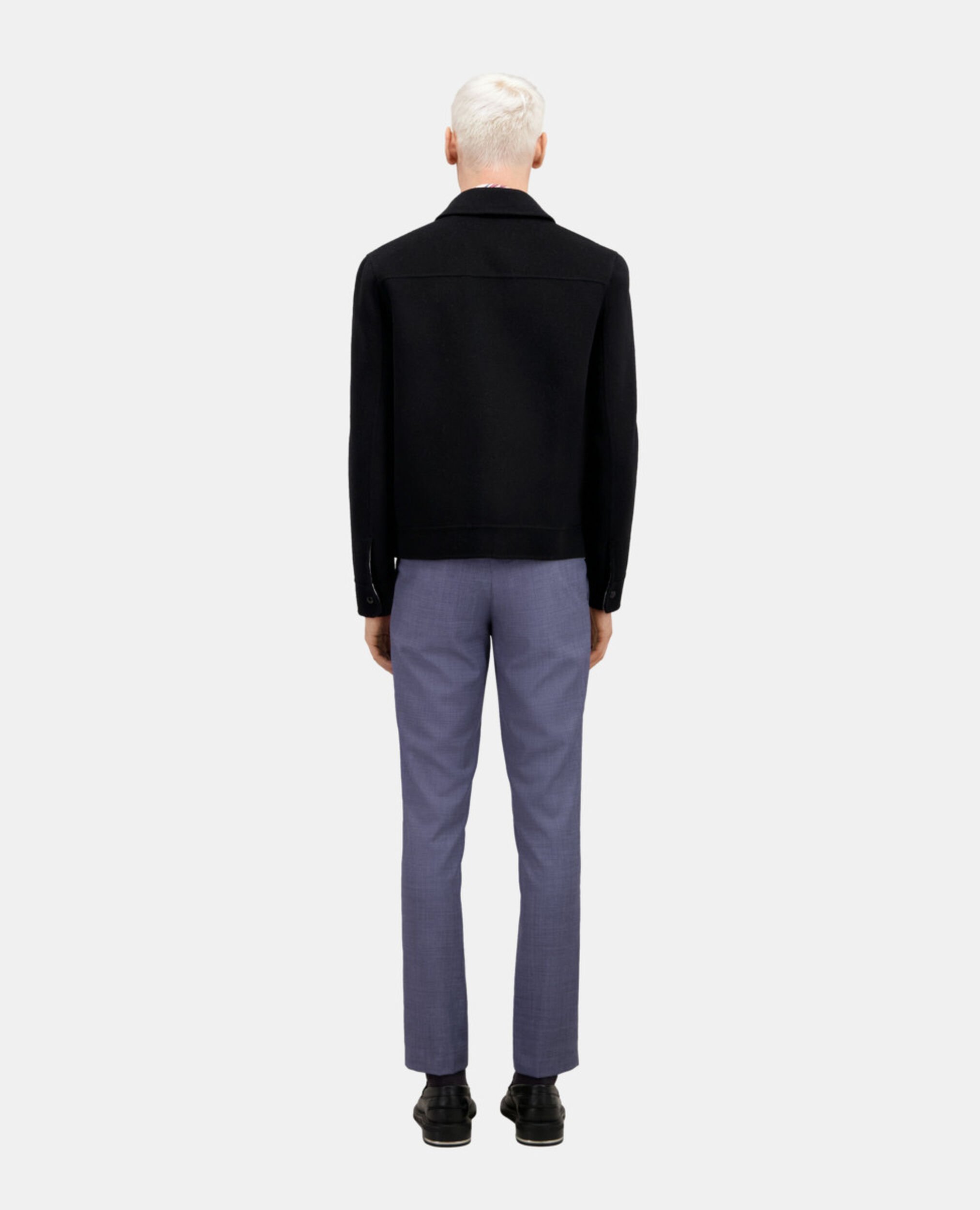 Blouson style surchemise noir, BLACK, hi-res image number null