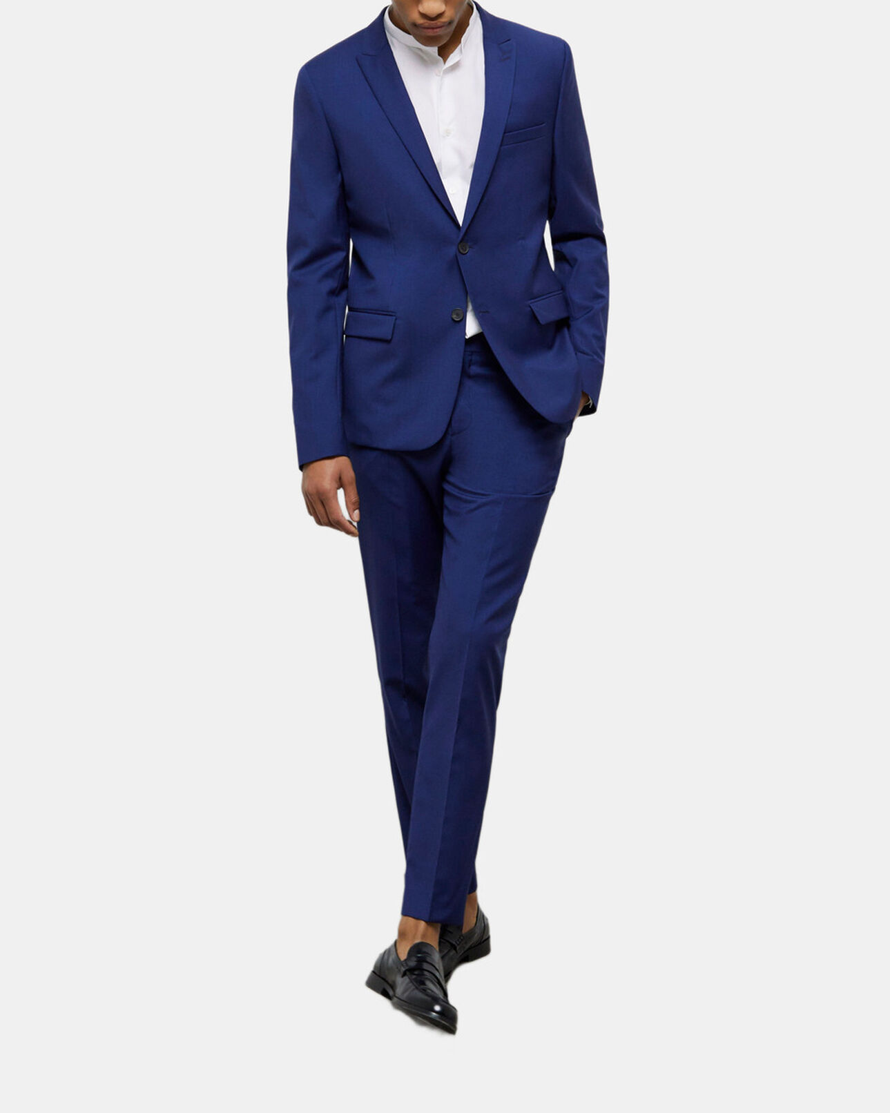The Kooples MEN NAVY navy blue suit jacket with micro motif