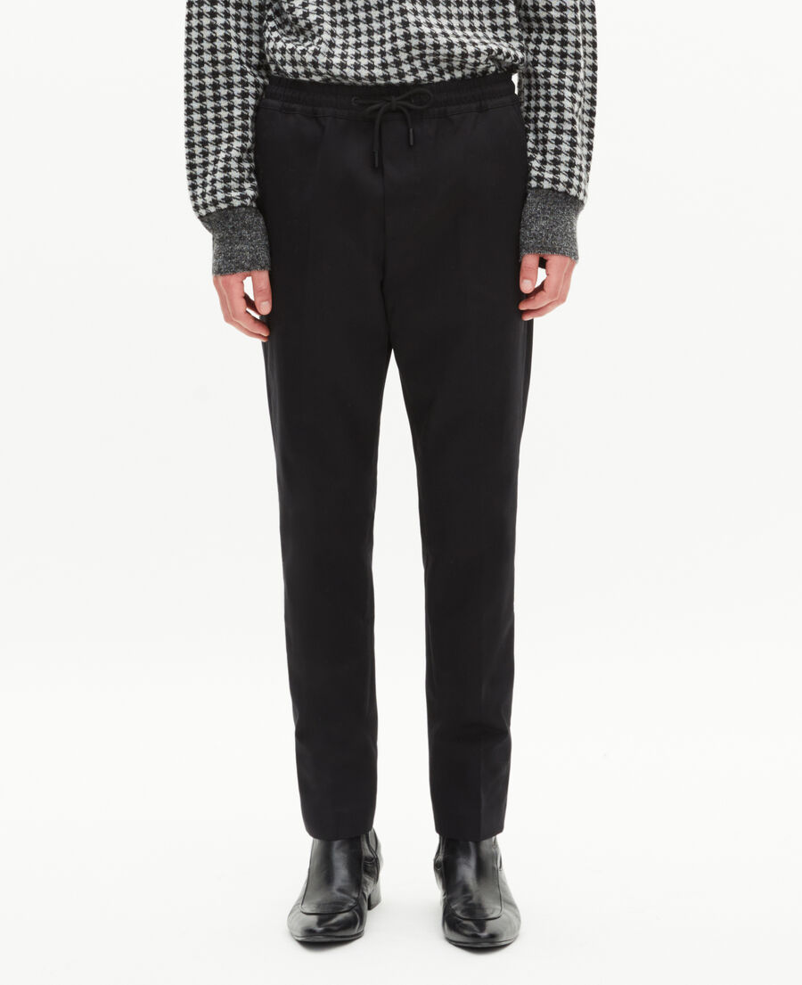 The Kooples MEN BLACK black straight pants