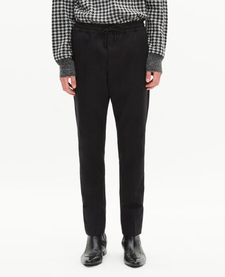 The Kooples MEN BLACK black straight pants