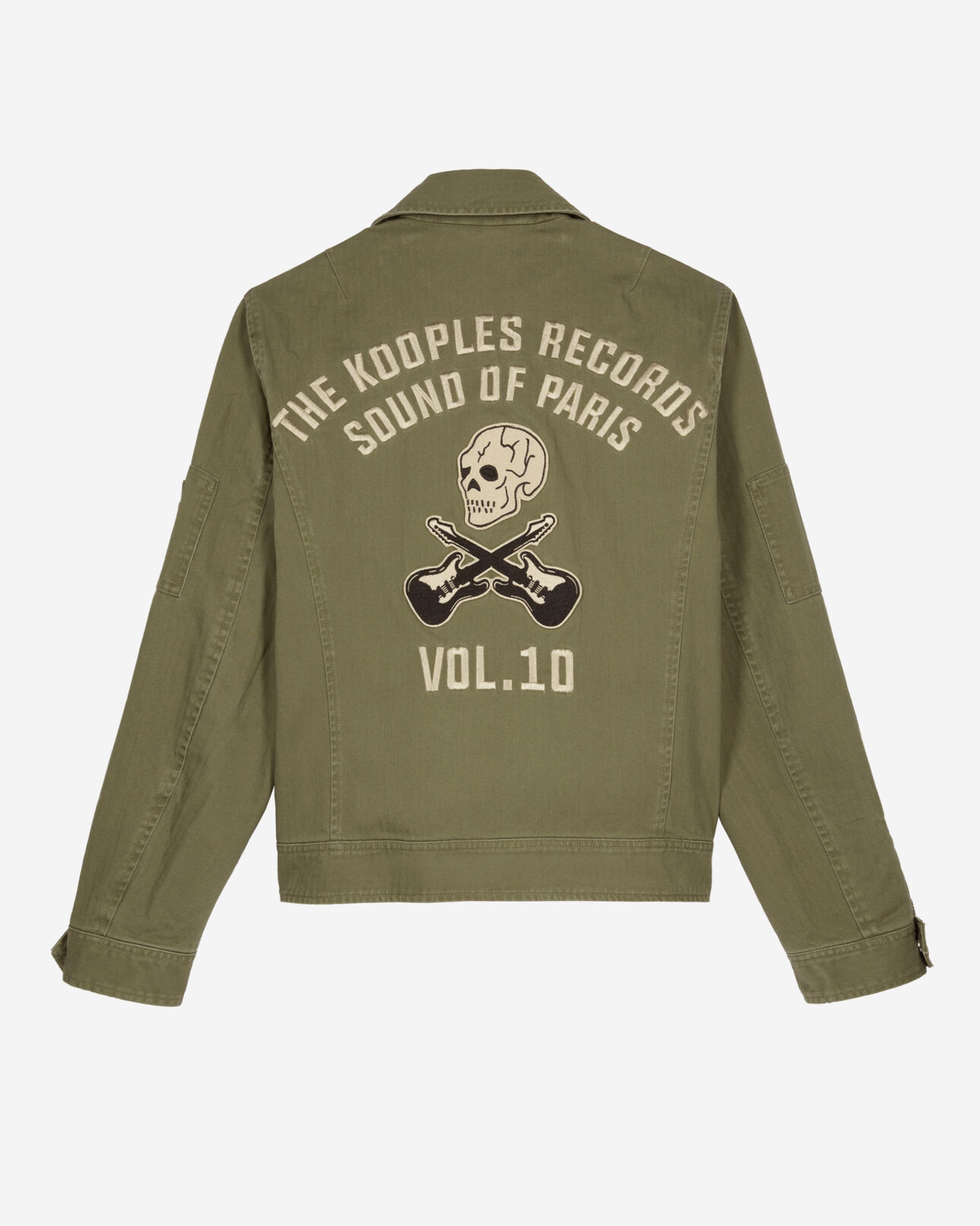 The Kooples HERREN KAKI jacke im offiziersstil khaki