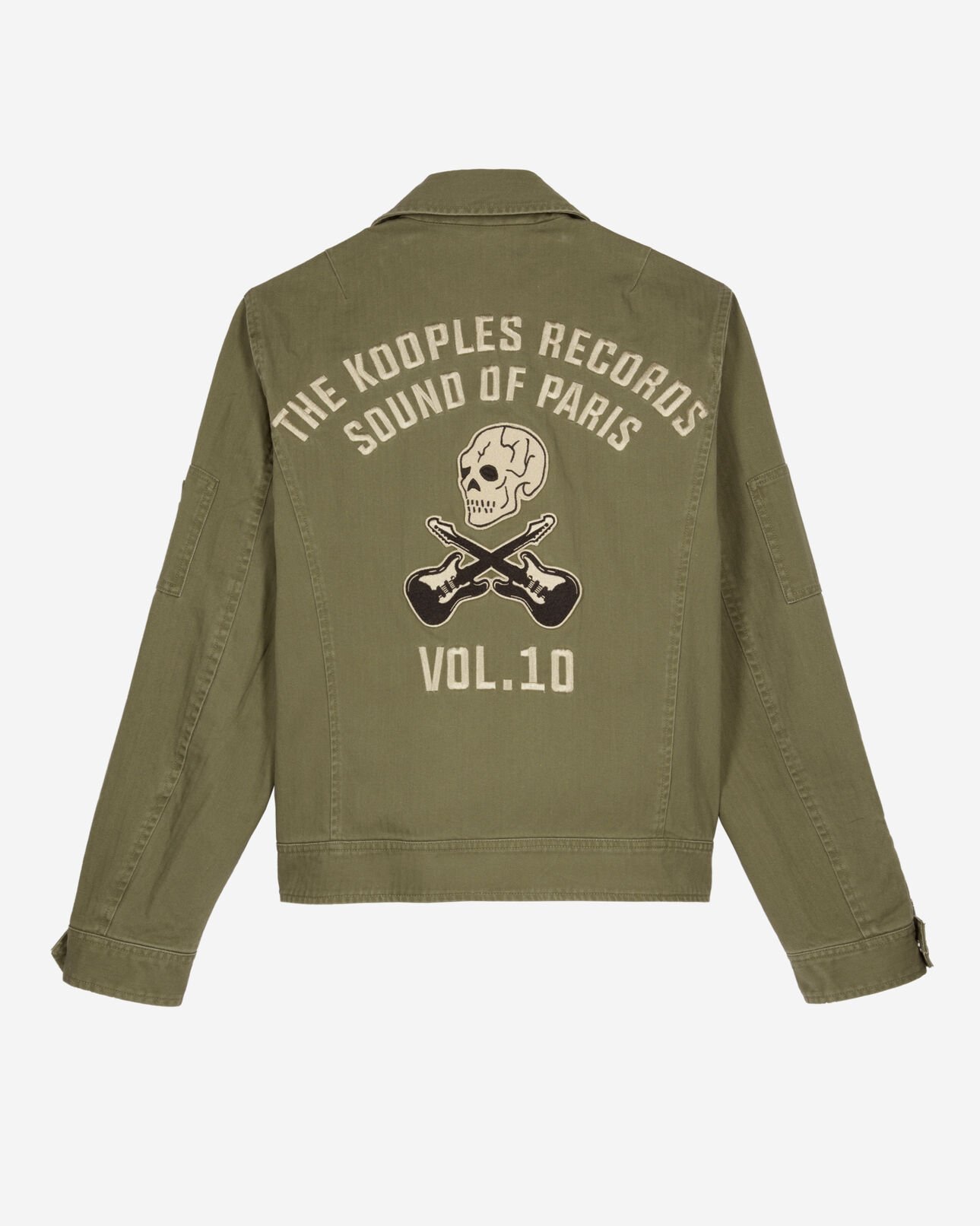 The Kooples HERREN KAKI jacke im offiziersstil khaki