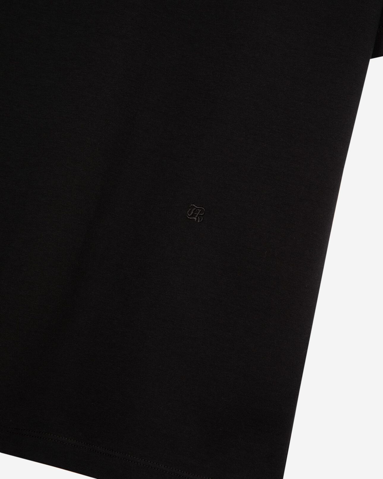 The Kooples HERREN BLACK weites t-shirt uni schwarz