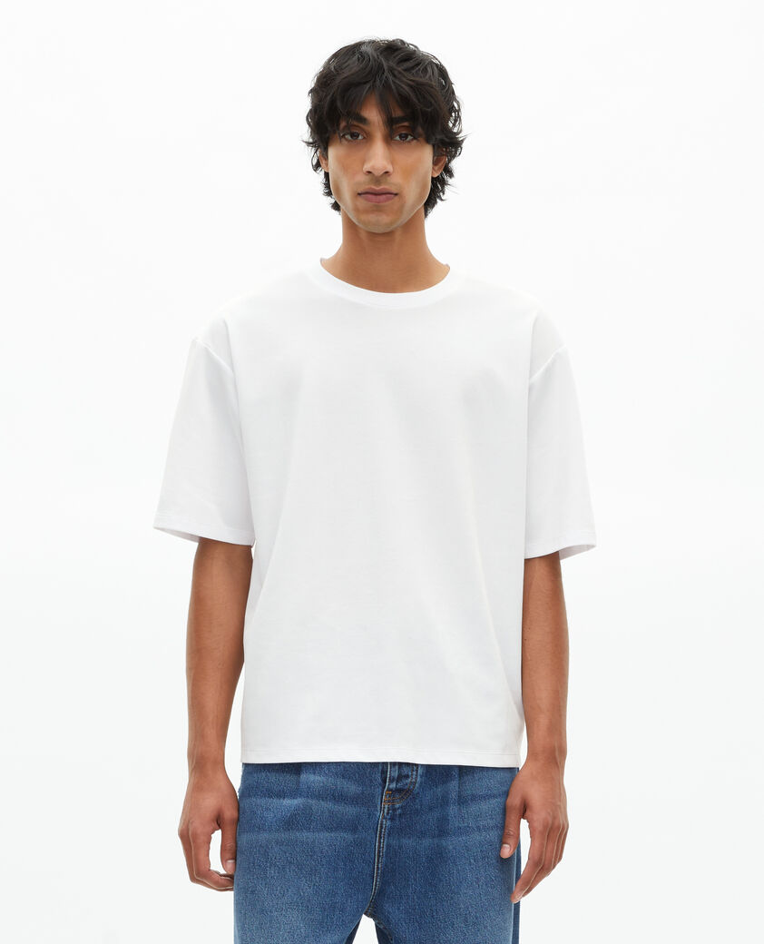 The Kooples HERREN WHITE unisex schlichtes weißes lockeres t-shirt