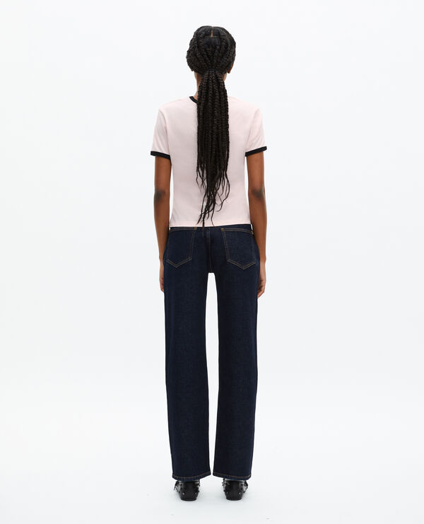 The Kooples WOMEN LILA t-shirt with pale pink screen print