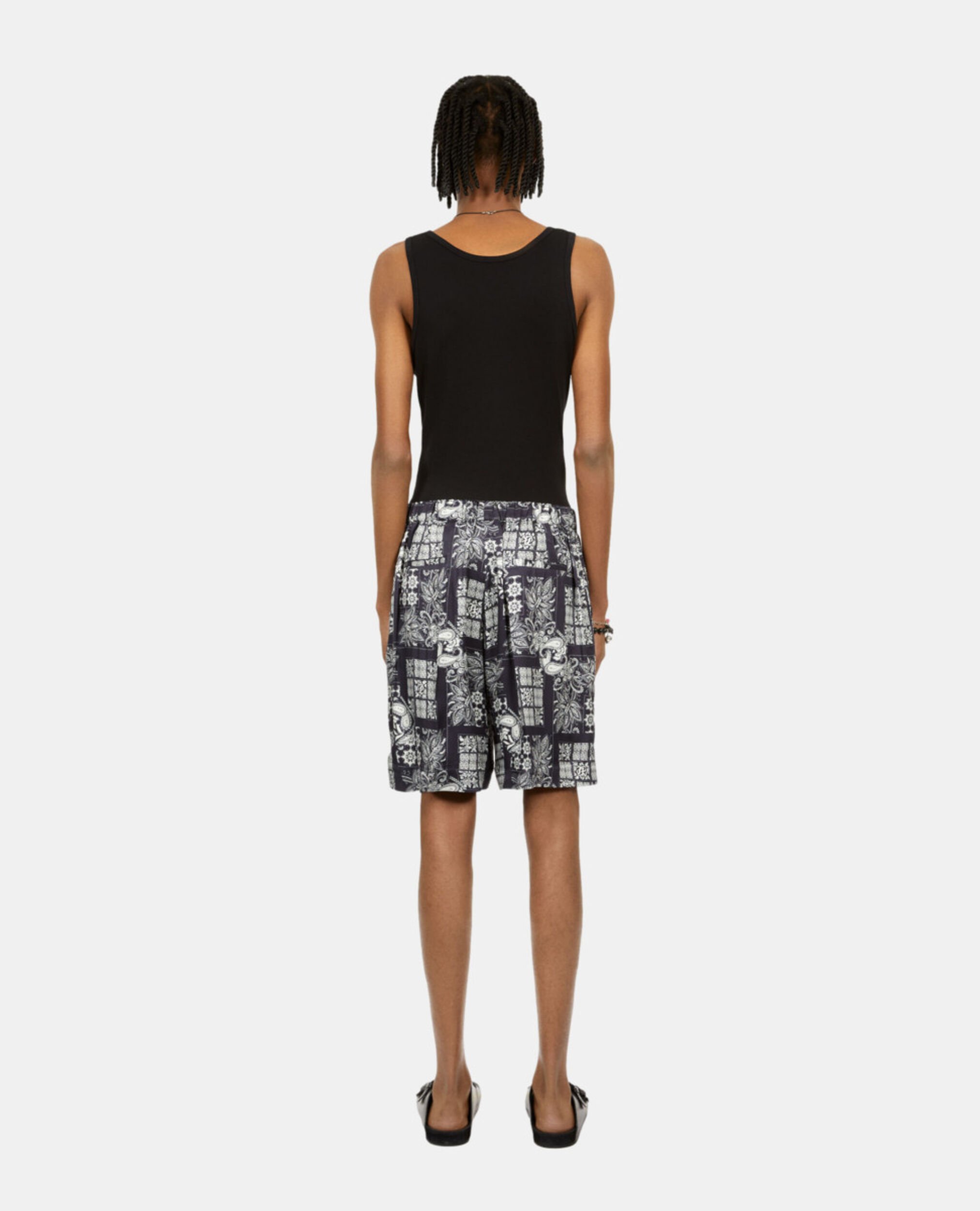 Short imprimé bleu ciel, NAVY / WHITE, hi-res image number null