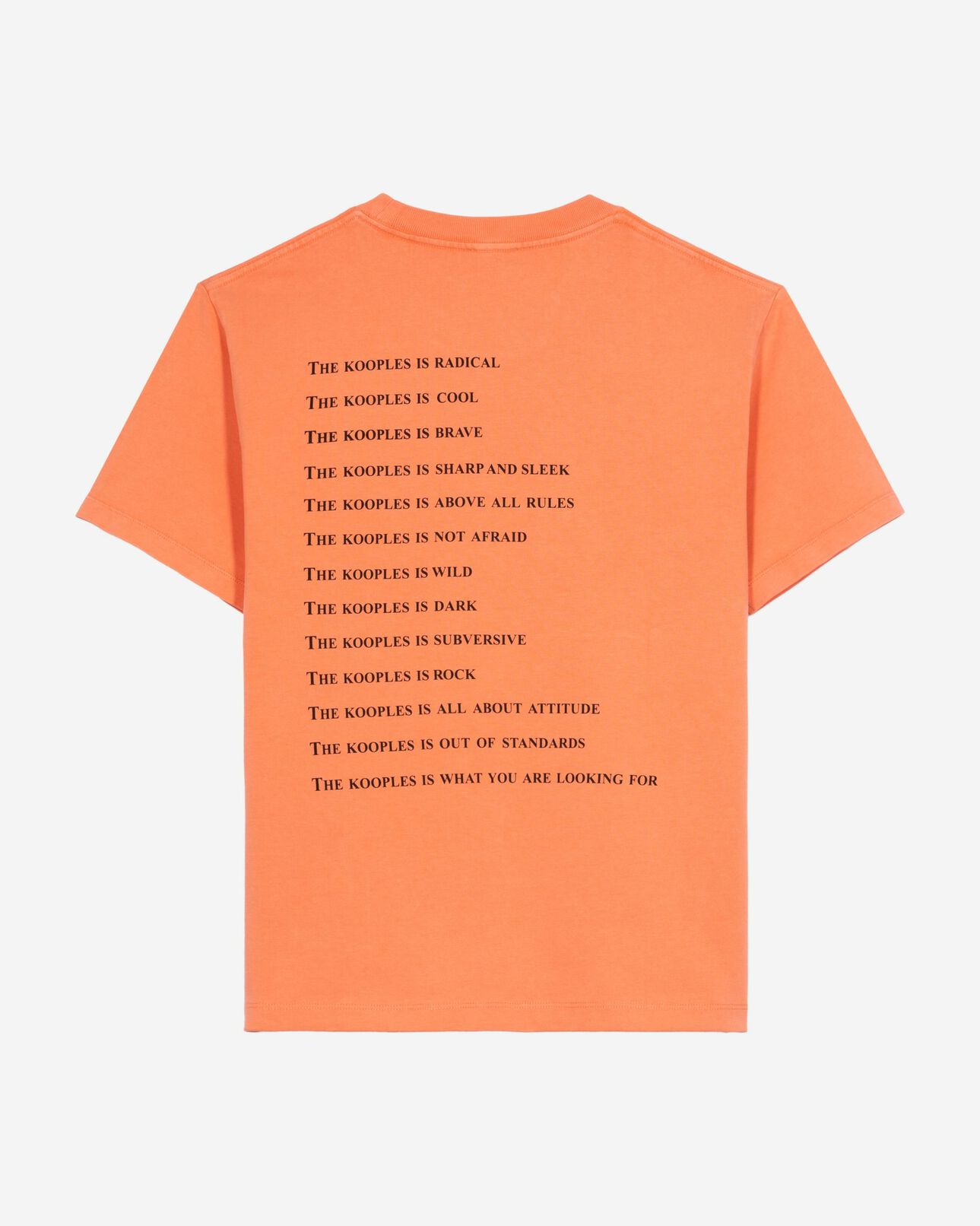 The Kooples DAMEN ORANGE FLUO t-shirt what is orange