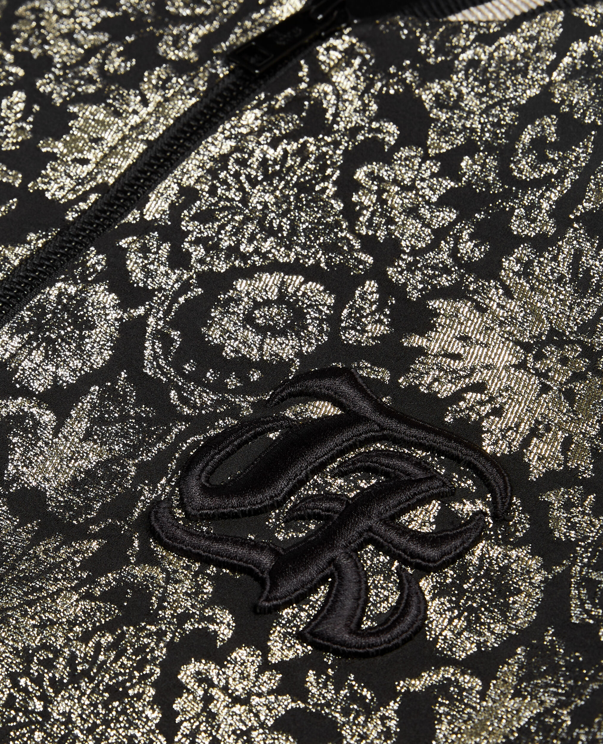 Black jacket with metallic jacquard, BLACK GREY, hi-res image number null