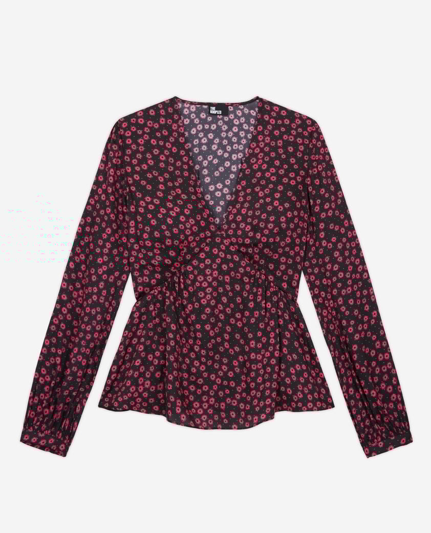 The Kooples WOMEN PINK printed top