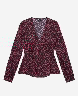 The Kooples WOMEN PINK printed top