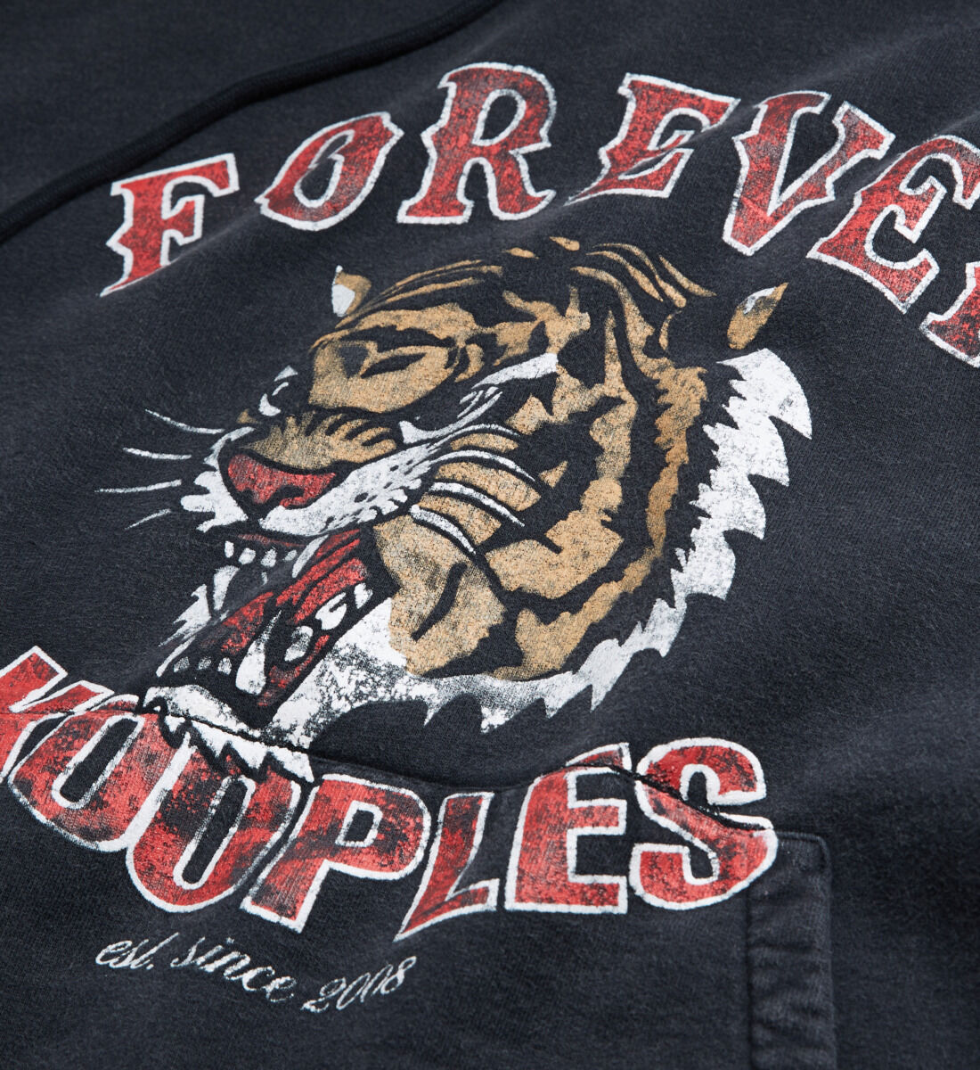 Tiger clearance embroidered sweatshirt