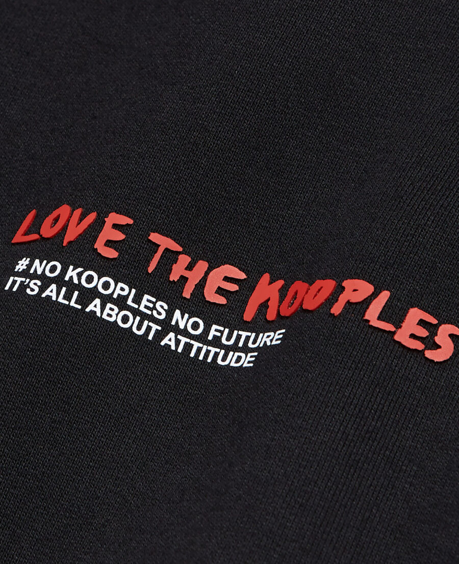 i love kooples black sweatshirt