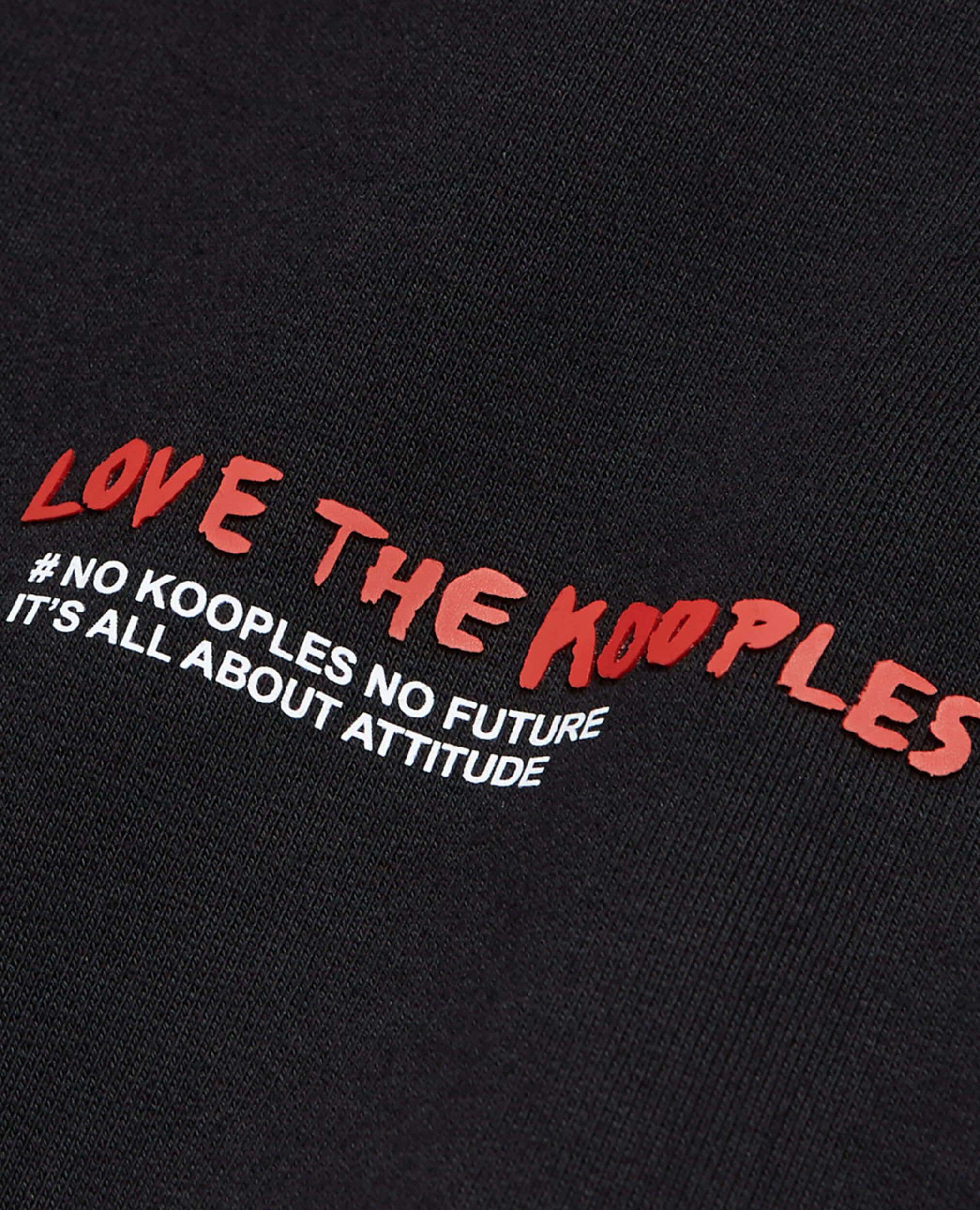 I Love Kooples black sweatshirt, BLACK, hi-res image number null